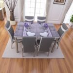 Set masă extensibilă cu 6 scaune: D6010 - imagine 2