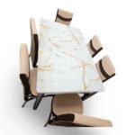 Set masă extensibilă cu 6 scaune: FES.D6.113