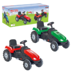 Tractor cu pedale „Mega”, roșu/verde 07321