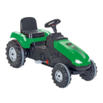 Tractor cu pedale „Mega”, roșu/verde 07321 - imagine 3