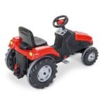 Tractor cu pedale „Mega”, roșu/verde 07321 - imagine 2