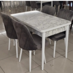 Set masă cu 4 scaune MDF - imagine 2