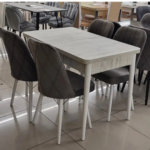 Set masă cu 4 scaune MDF