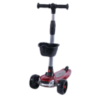 Trotinetă pentru copii cu trei roți, lumini LED și muzică 2100004-6P - imagine 3