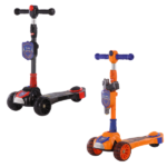 Trotinetă pentru copii cu trei roți, lumini LED și muzică 2610001-6P
