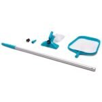 Set de curățare a piscinei 28002: mâner telescopic de 239 cm, plasă, duză cu pungă