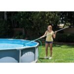 Set de curățare a piscinei 28002: mâner telescopic de 239 cm, plasă, duză cu pungă - imagine 3