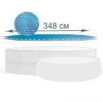 Husă solară D 348 cm pentru piscine rotunde cu D 366 cm 28012