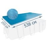 Husă solară 538х253 cm pentru piscine dreptunghiulare 549×274 cm 28016