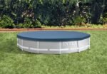 Husă pentru piscine cu cadru metalic rotund 28031 - imagine 2