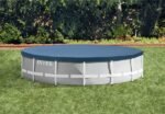 Husă pentru piscine cu cadru metalic rotund 28032 - imagine 2
