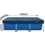 Husă pentru piscine cu cadru metalic dreptunghiular 28036 - imagine 2