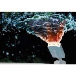 Pulverizator iluminat cu LED-uri pentru piscine cu cadru metalic 28089 - imagine 2