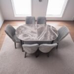 Set masă extensibilă  cu 6 scaune: MDF 304 - imagine 2