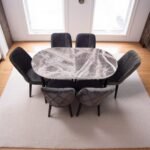 Set masă extensibilă  cu 6 scaune: MDF 305 - imagine 2