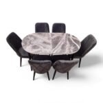 Set masă extensibilă  cu 6 scaune: MDF 305