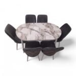 Set masă extensibilă cu 6 scaune: MDF 307