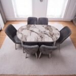 Set masă extensibilă cu 6 scaune: MDF 308 - imagine 2