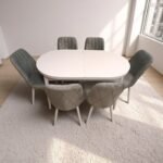 Set masă extensibilă cu 6 scaune: MDF 311 - imagine 2