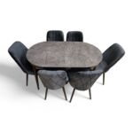 Set masă extensibilă cu 6 scaune: MDF 313