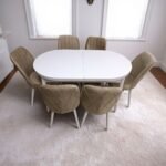 Set masă extensibilă cu 6 scaune: MDF 317 - imagine 2