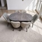 Set masă extensibilă  cu 6 scaune: MDF 320 - imagine 2