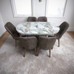 Set masă extensibilă cu 6 scaune: MDF 323 - imagine 2