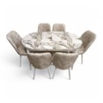 Set masă extensibilă  cu 6 scaune: MDF 329