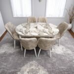 Set masă extensibilă  cu 6 scaune: MDF 329 - imagine 2