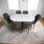 Set masă extensibilă cu 6 scaune: MDF 331 - imagine 2