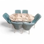 Set masă extensibilă cu 6 scaune: MDF333