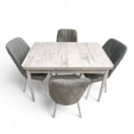 Set masă extensibilă cu 4 scaune: MDF 402