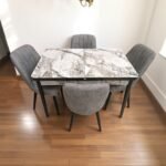 Set masă extensibilă cu 4 scaune: MDF 407 - imagine 2