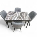 Set masă extensibilă  cu 4 scaune: MDF 416