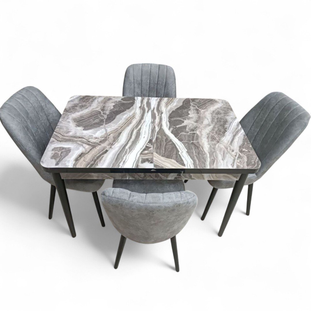 407-Photoroom-2.jpg Set masă extensibilă cu 4 scaune: MDF 416 - imagine 1