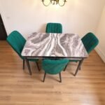 Set masă extensibilă cu 4 scaune: MDF 408 - imagine 2