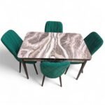 Set masă extensibilă cu 4 scaune: MDF 408