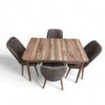 Set masă extensibilă cu 4 scaune: MDF 406