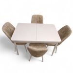 Set masă extensibilă cu 4 scaune: MDF 410