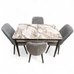 Set masă extensibilă cu 4 scaune: MDF 422