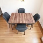 Set masă extensibilă  cu 4 scaune: MDF 415 - imagine 2