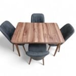 Set masă extensibilă  cu 4 scaune: MDF 415