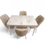 Set masă extensibilă cu 4 scaune: MDF 417