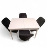 Set masă extensibilă  cu 4 scaune: MDF 421