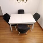 Set masă extensibilă  cu 4 scaune: MDF 421 - imagine 2