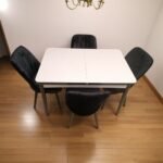 Set masă extensibilă cu 4 scaune: MDF 424 - imagine 2