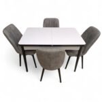 Set masă extensibilă cu 4 scaune: MDF 426