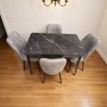 Set masă extensibilă  cu 4 scaune: MDF 427 - imagine 2