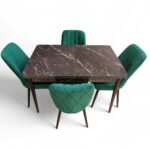 Set masă extensibilă cu 4 scaune: MDF 429