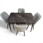 Set masă extensibilă cu 4 scaune: MDF 430